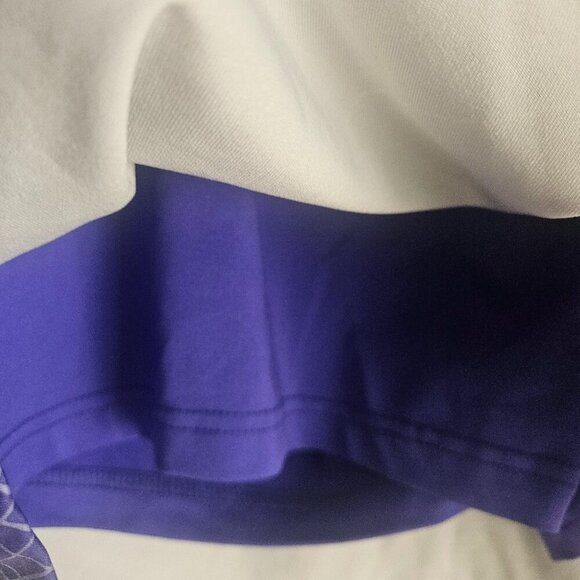 Pebble Preppy Purple Athletic Argyle golf Tennis skirt skorts Pickle Ball  XL - Picture 3 of 5